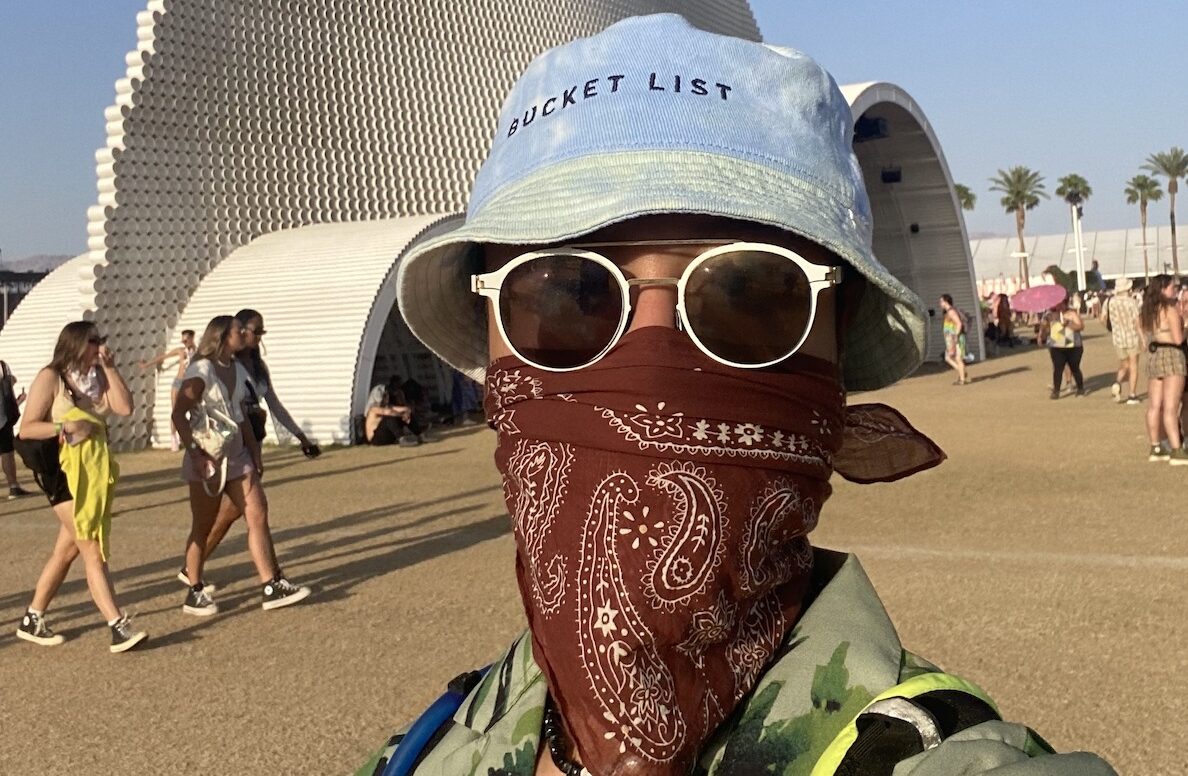 AvantStay bucket hat at Coachella