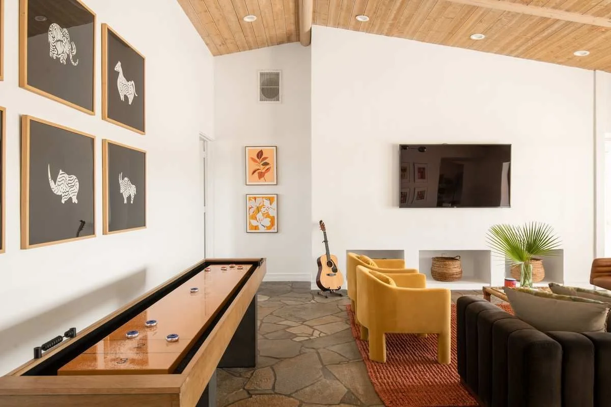 shuffleboard table in AvantStay vacation home