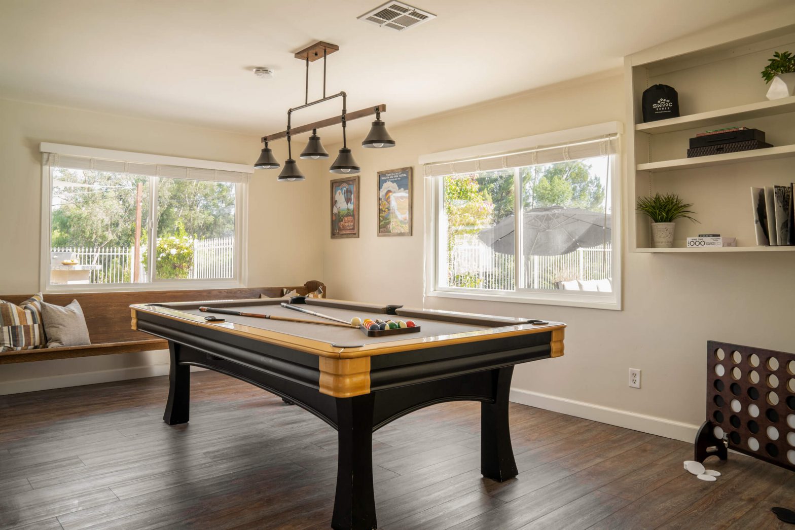 Pool table and other games at AvantStay rental