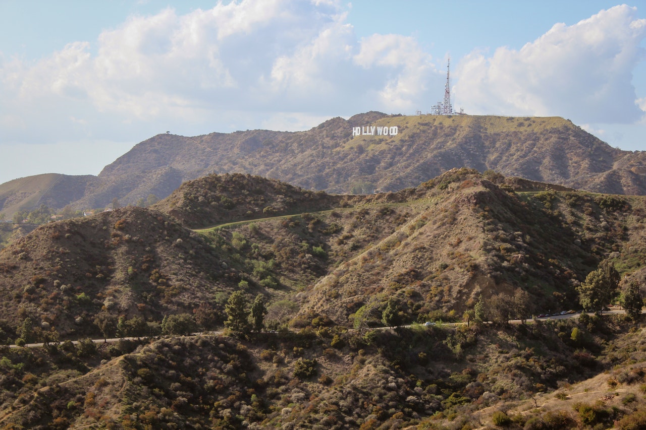 view of the Griffith Park Hiking Trails in Hollywood