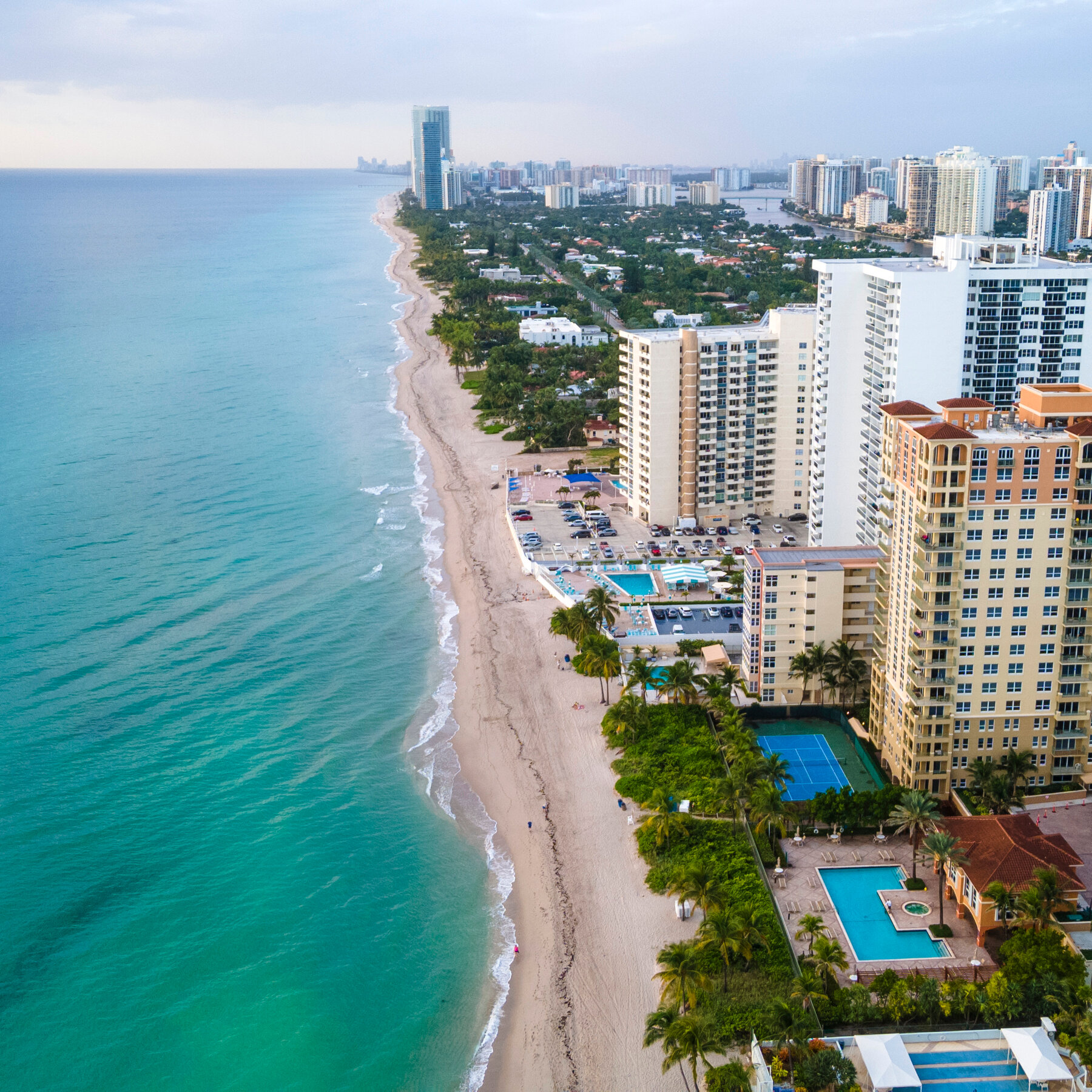 stunning view of Hallandale Beach