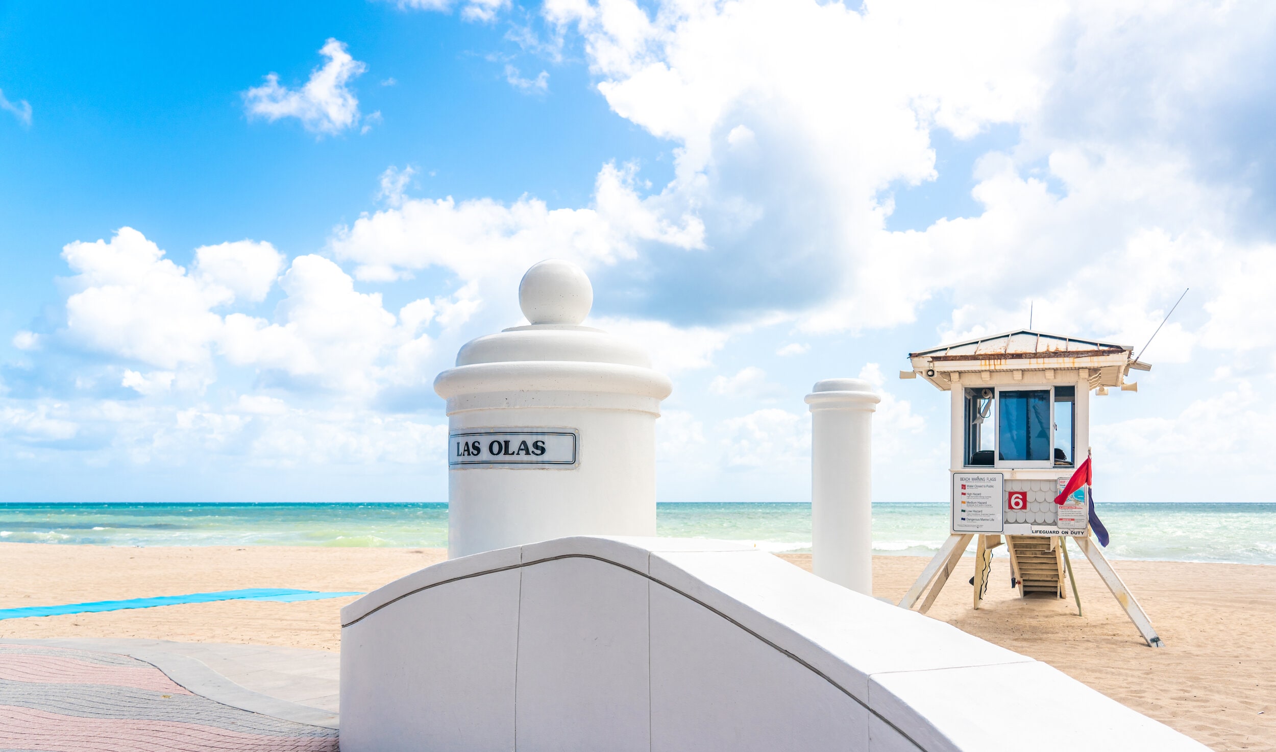 Las Olas Beach in Fort Lauderdale