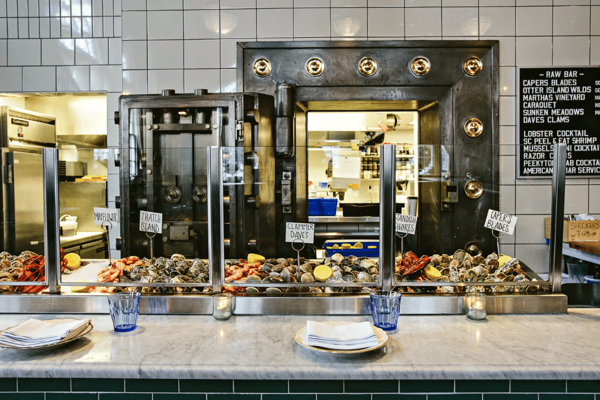 The Ordinary oyster bar in Charleston