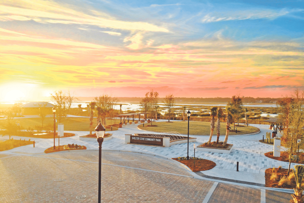 Shelter Cove Towne Centre oceanfront shopping in Hilton Head