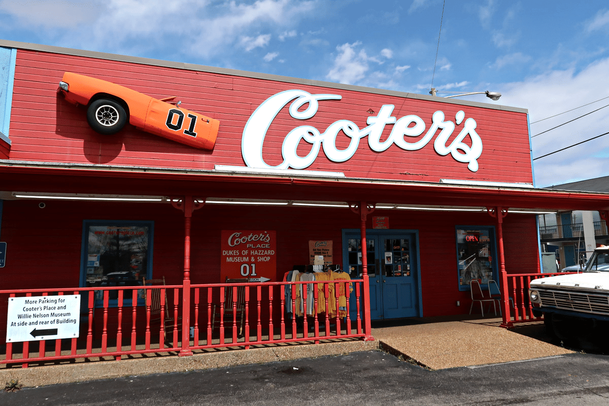 Cooters museum for the Dukes of Hazzard fans in Nashville