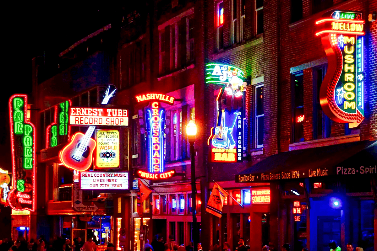 Music Row iconic street of Nashville