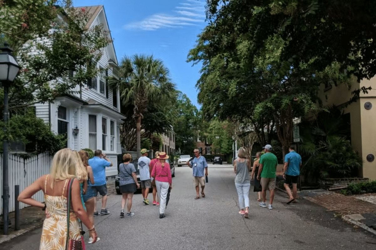 Downtown Charleston on foot