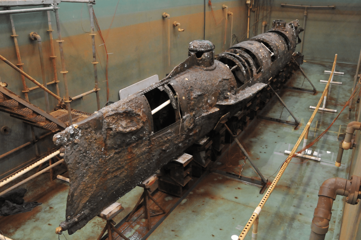 HL Hunley submarine in Charleston