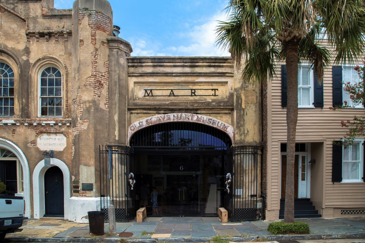 Old Slave Mart Museum in Charleston's French Quarter