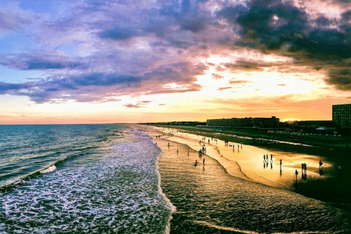 Folly Beach in South Carolina