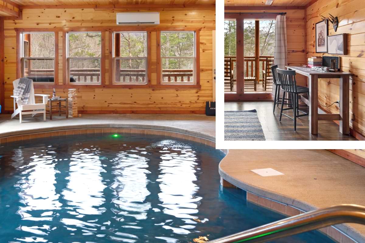 Smoky Mountains Tennessee indoor pool AvantStay vacation rental house