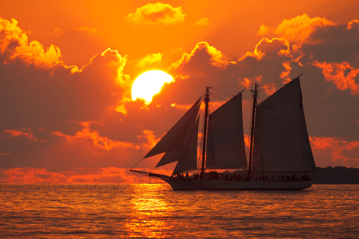 sunset in key west