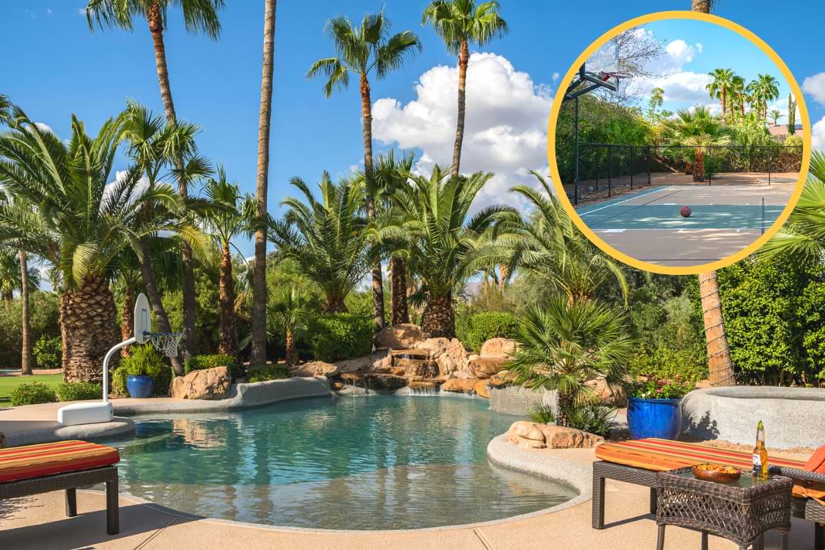 scottsdale vacation rental with a basketball court