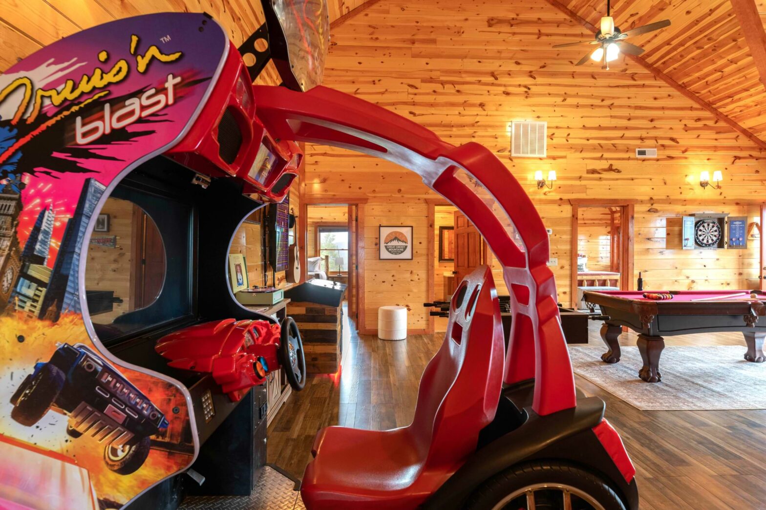 amazing vacation rental with a game room
