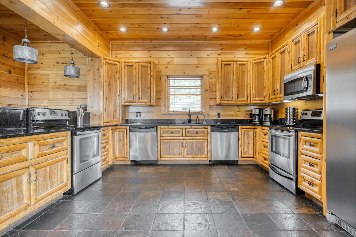 amazing kitchen at a Smoky Mountains vacation rental