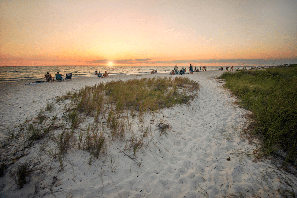 sunset photo of Bonita Beach