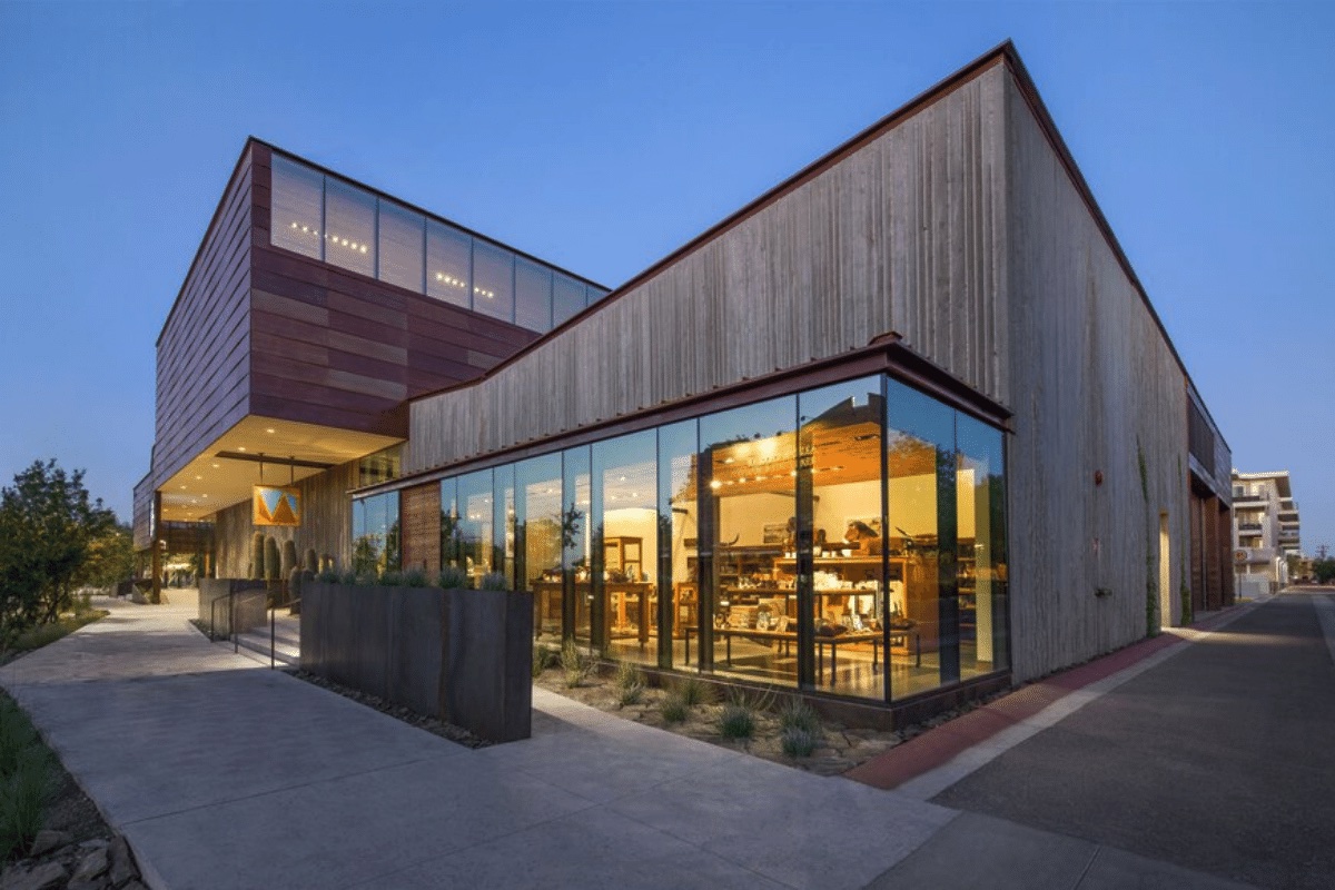 The modern exterior of Scottsdale's Museum of the West