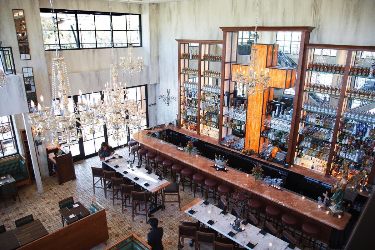 A high-level interior view of The Mission in Scottsdale