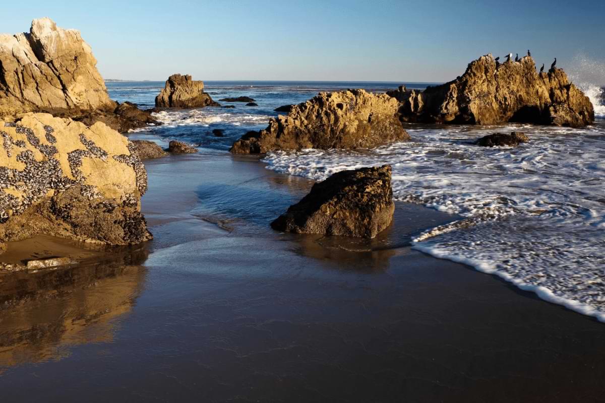 soaking up the sun at the Leo Carillo State Park is a classic thing to do in malibu