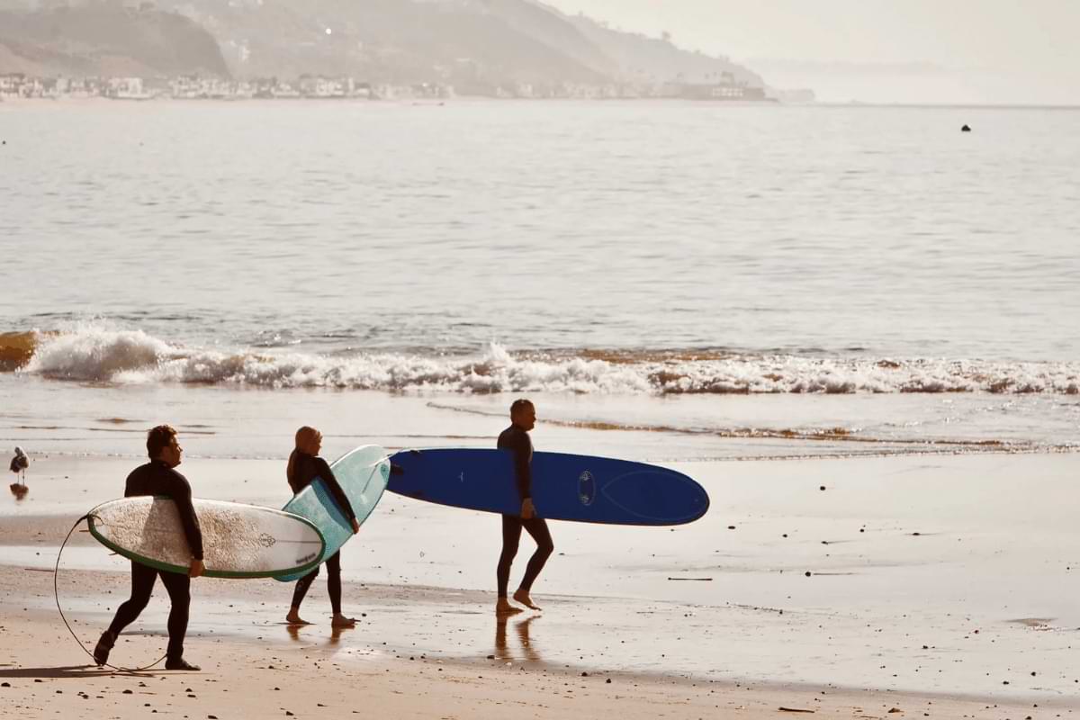 surfing at surfrider beach is a popular thing to do in malibu