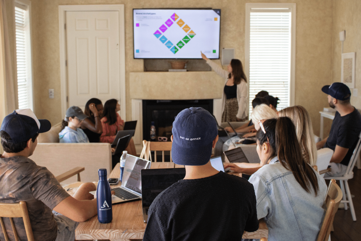 a corporate retreat at Florence by AvantStay